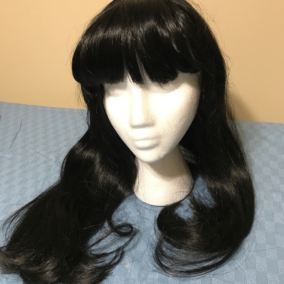Westbay Other - 🎃WESTBAY WIG, LONG BLACK, FULL BANG, NATURAL PART,100% SYNTHETIC, NON-FLAMMABLE